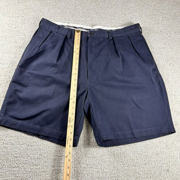 Polo Ralph Lauren Golf Pleated Chino Shorts Blue Men’s Size 40 x 8 - Picture 4 of 7